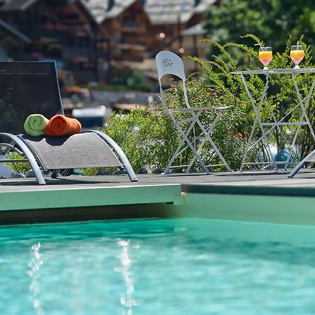 Hotel-Chalet Les Ecureuils Restaurant, Piscine, Garage Le Grand-Bornand Luaran gambar