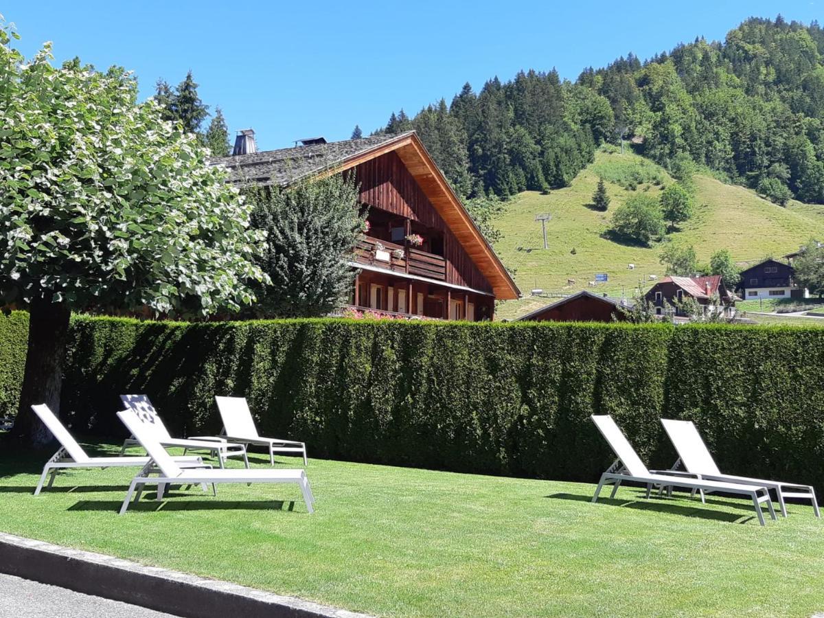 Hotel-Chalet Les Ecureuils Restaurant, Piscine, Garage Le Grand-Bornand Luaran gambar