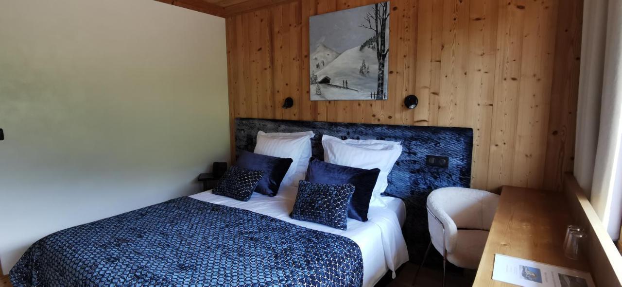 Hotel-Chalet Les Ecureuils Restaurant, Piscine, Garage Le Grand-Bornand Luaran gambar