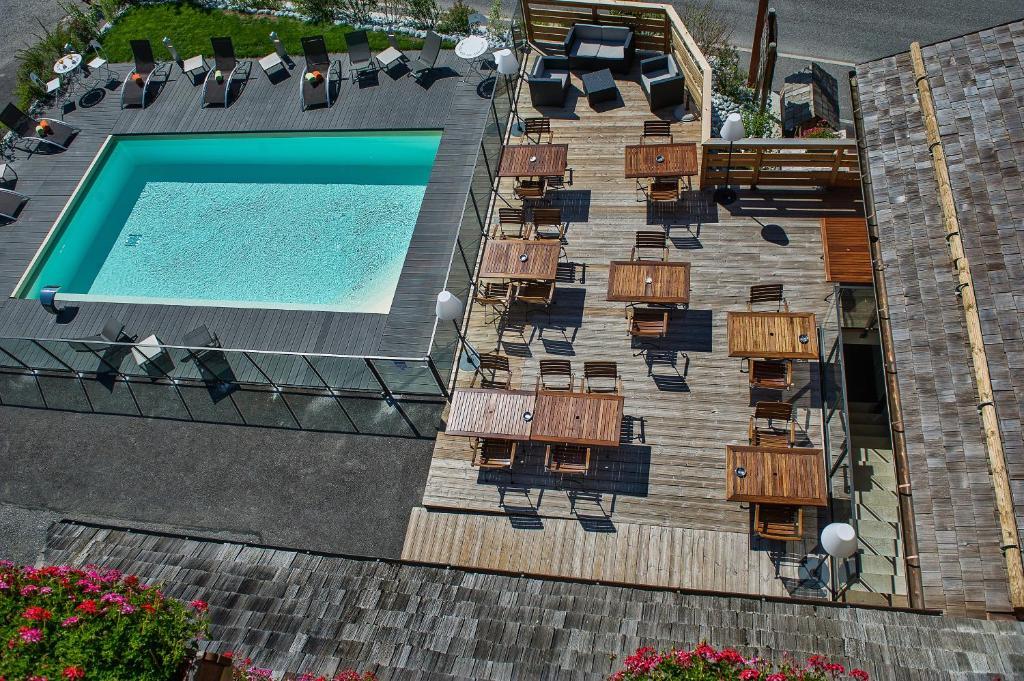 Hotel-Chalet Les Ecureuils Restaurant, Piscine, Garage Le Grand-Bornand Luaran gambar