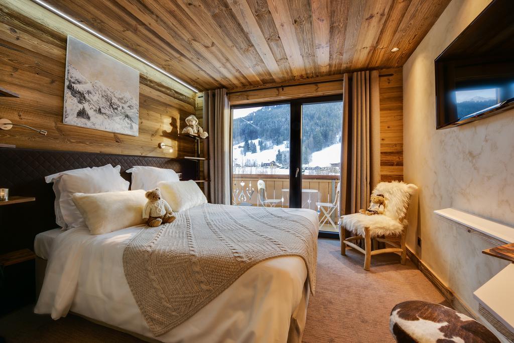 Hotel-Chalet Les Ecureuils Restaurant, Piscine, Garage Le Grand-Bornand Luaran gambar