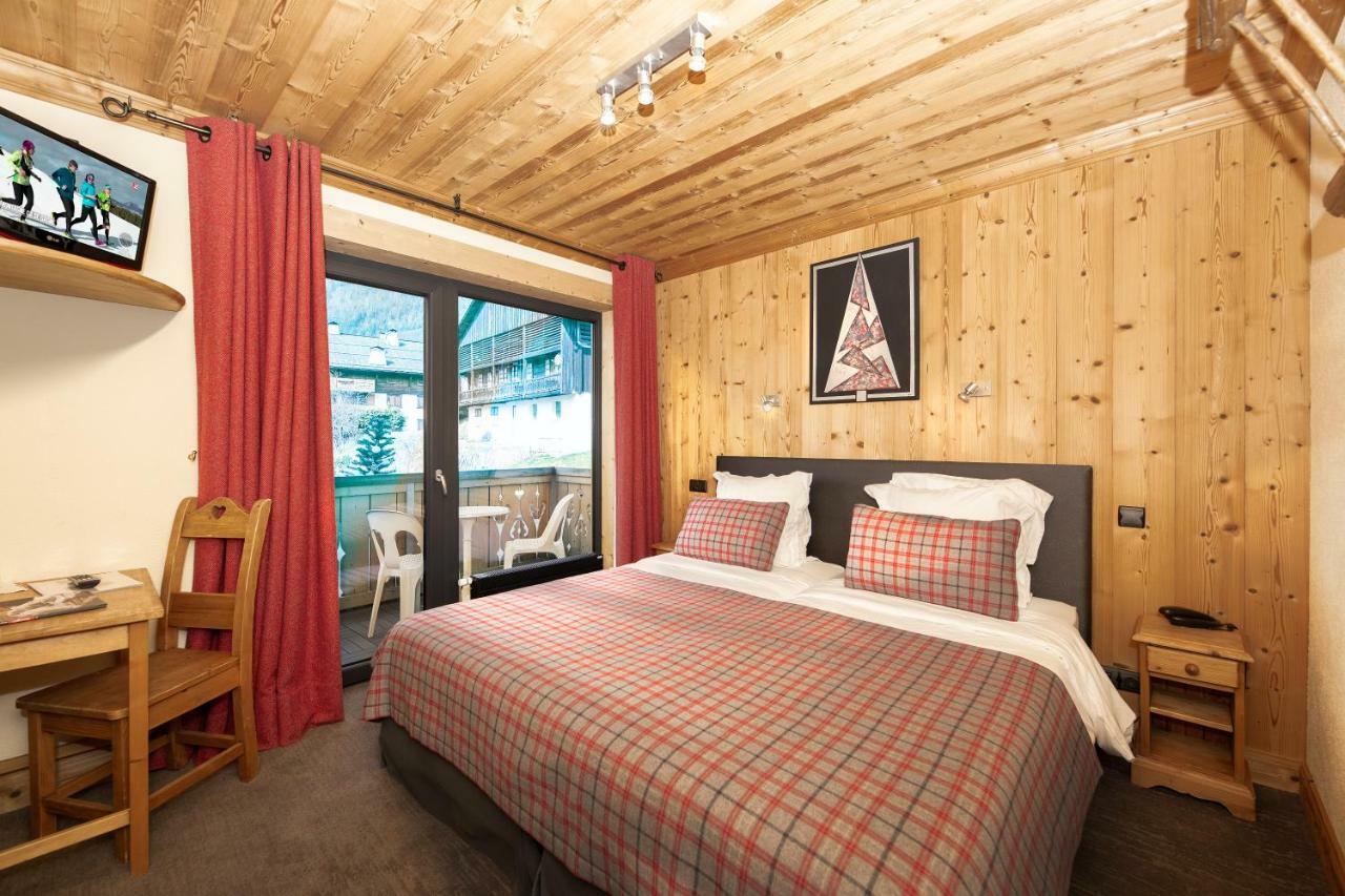 Hotel-Chalet Les Ecureuils Restaurant, Piscine, Garage Le Grand-Bornand Luaran gambar